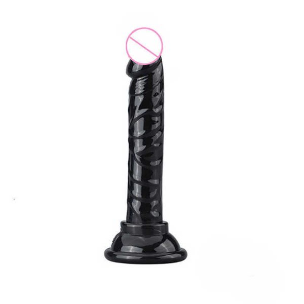 Pênis Thrusying Vibrador para Casais Cristal Phalos Mulheres Hotrealistic Lésbicas Jelly Sucção Masturbador