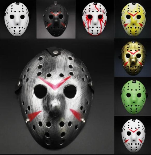 Maschera maschere jason voorhees maschera venerdì 13 ° film horror hockey spaventoso costume costume cosplay festa di plastica fy2931 g0822