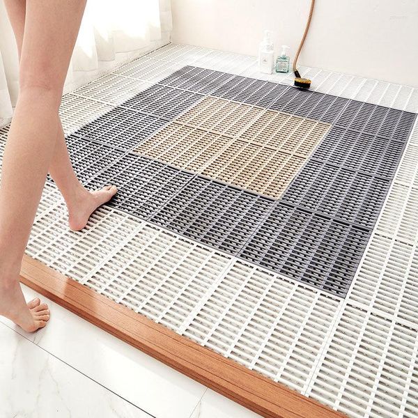 Tappetini da bagno fai-da-te tappetino per doccia TPE Dimensioni personalizzate essere tagliate impermeabili per bagno eco-compatibile durevole non slip pavimenti