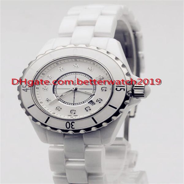 4 стиля Classic Fashion Ladies Watch Quartz White 33 -мм H0968 Lady Ceramic Watch H1628 H0967 Bracelet Watches265L