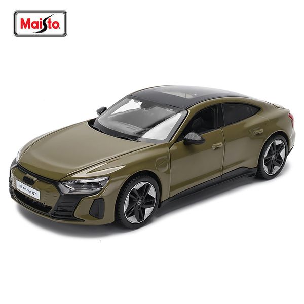 Diecast Model Maisto 1 25 Audi Rs E TRON GT Simulazione Auto Auto Auto Modello Calza Decorazione Collezione Toy Touch Toy Regalo regalo 230821