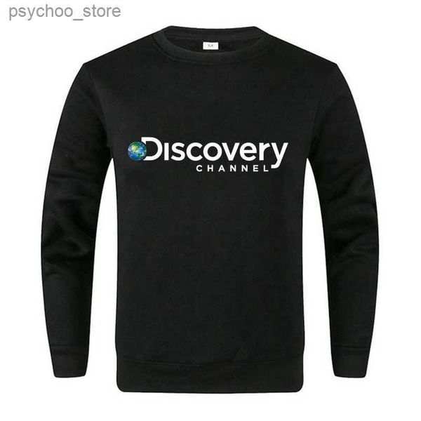 Herren Hoodies Sweatshirts Herren Hoodies Street Kleidung Hip-Hop Harajuku Sweatshirts Staff Ausschnitt Entdeckungskanal Herren Reißverschlüsse Modekleidung Q230822