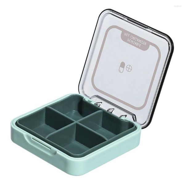 Stume da stoccaggio Mini scatola portatile PP PP Packaging Outdoor Travel una settimana Minimalismo moderno diviso sano