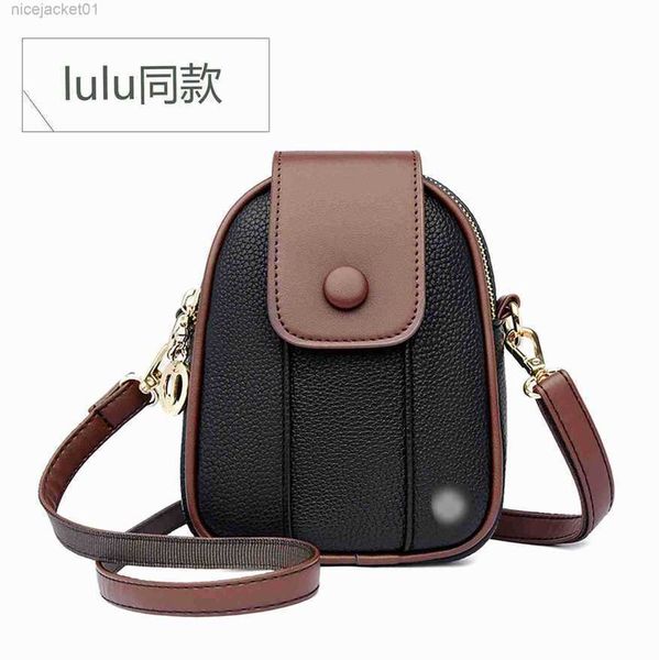 Lulemon Designer Lilulemon Bag Nuova borsa a tracolla con grande capacità Stessa mini borsa Borsa per telefono a tracolla alla moda e versatile per le donne