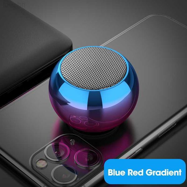 Lautsprecher Bluetooth plattierte Mini Tragbare Serie kleiner Stahlpistolen -Soundlautsprecher R230621 L230822