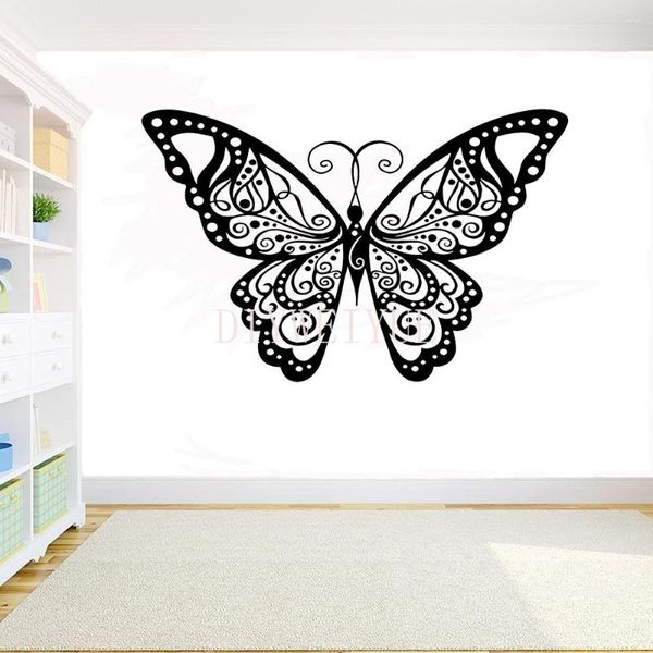 Adesivos de parede adesivos de decoração de borboleta Kids Room de tatuagem de tatuagem de tatuagem Acessórios domésticos removíveis G568