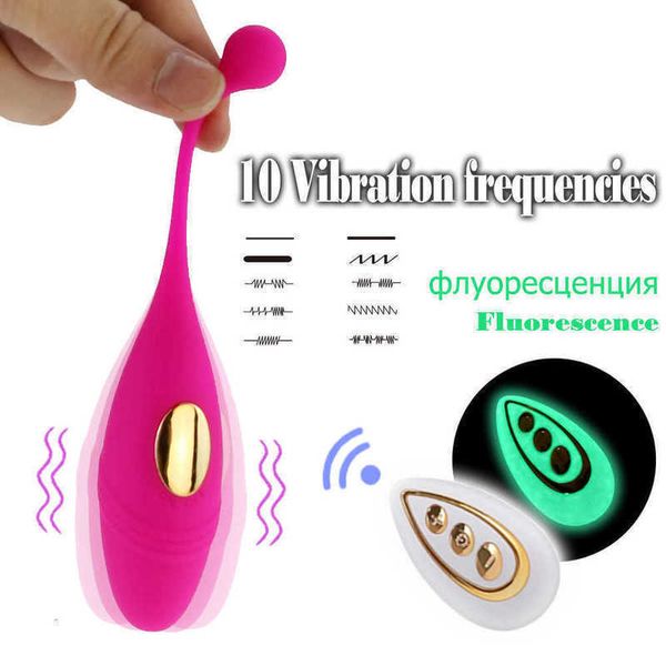 Masaj Panties Kablosuz Vibratör USB Şarj 10 Mod Titreşimli Toplar G Spot Stimülatör Kadınlar için Uzaktan Kumanda Yetişkin