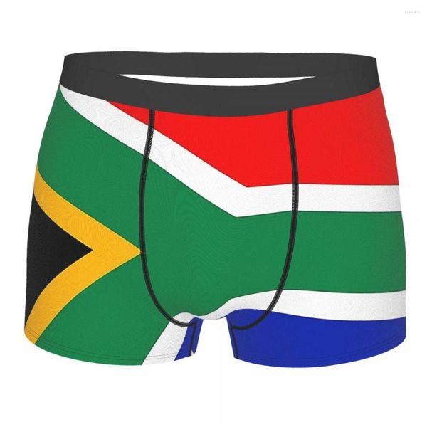 Flag di bandiera sudafricana face rsa africa mutandine mutande da uomo pantaloncini da stampa boxer