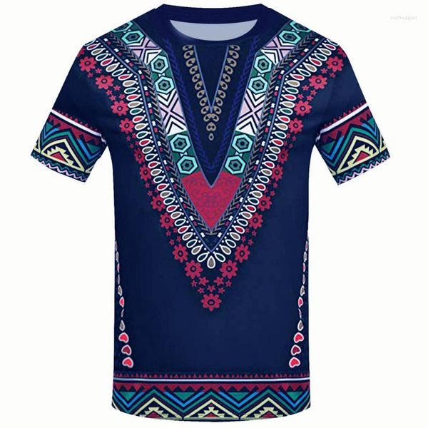 Herren T-Shirts Round Halshemd 3D Druck Afrikanische ethnische Kleidung Sommer Verkauf T-Shirt 2023 Fashion Casual Top