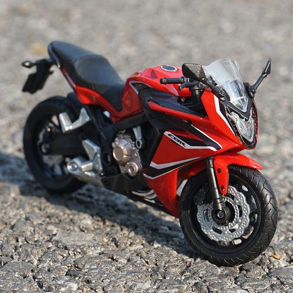 Diecast Model 1 18 Honda CBR650F MOTORCYCLE MOTO METAL COLLEZIONE DI SETTURA STREET STREET GIOCHI GIOCHI GIOCHIO 230821