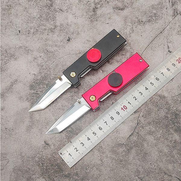 Kleine Klappmesserschlüsselketten -Taschen -Camping -Messer Spinning Top Blades Outdoor EDC Cutter