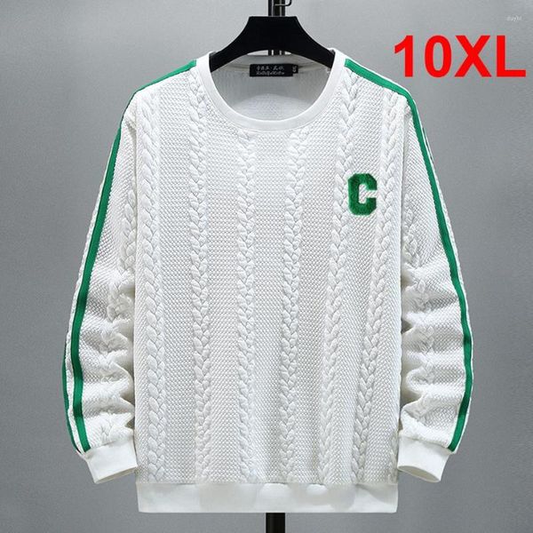 Colegados masculinos PLUS TAMANHO 10XL SORTE MOLETRO HARAJUKU PULLOVER SORTUM SWORLSHIRTS DESLIGRADOS