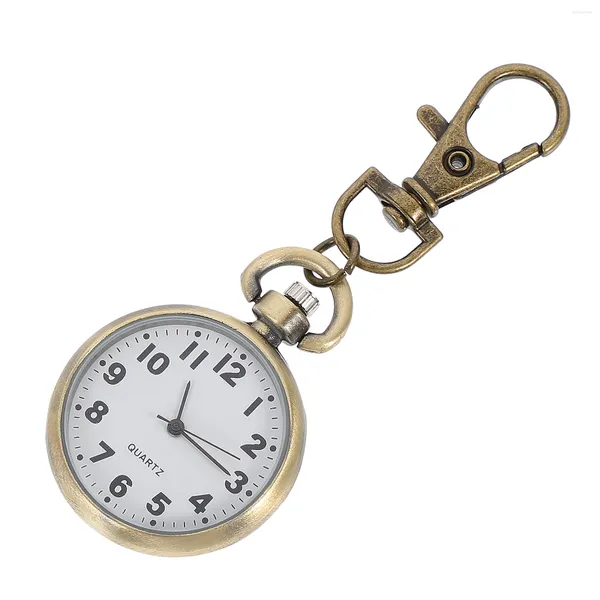 Pocket Watches Watch Women FOB Handbuch Hängende Krankenschwestern Schlüsselbund -Legierungsschüler