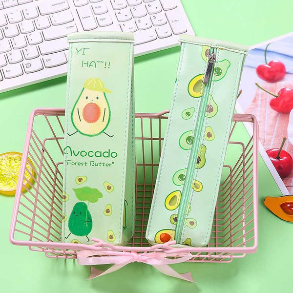 Oyuncaklar Öğrenme 1 PCS Kawaii Kalem Kılıfı Süt Karton Sevimli Avokado Estuches Okul Kalem Kutusu Kalem Case Pencil Bag Okul Malzemeleri Kırtasiye