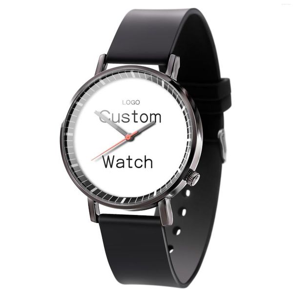 Armbanduhren Trend Mode Anime Cartoon Custom Damen -Männer -Uhren Quarz Handgelenk Uhr Frau Geburtstagsgeschenk