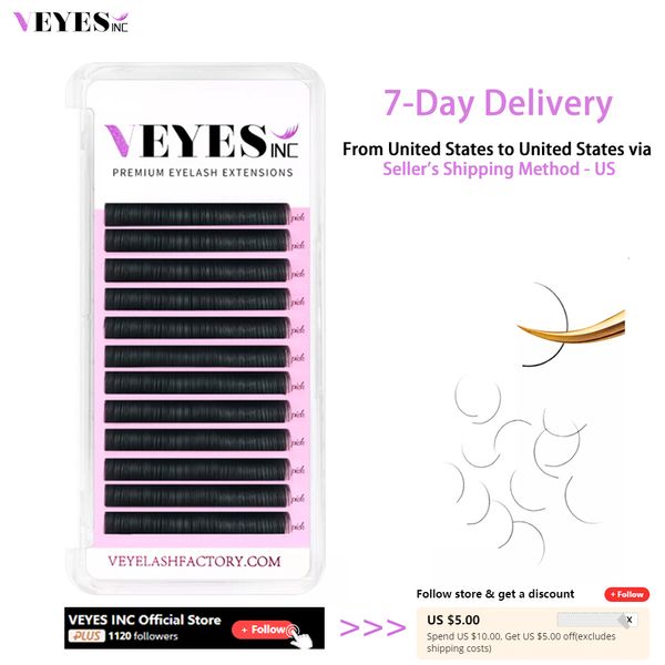 Falseyelashes Veyes Inc Extensões individuais de cílios