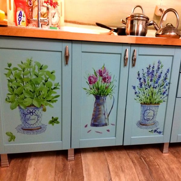 Adesivos de parede adesivos de parede diy decoração em casa vaso de flores borboleta janela de vidro decalques de banheiro de vidro 230822