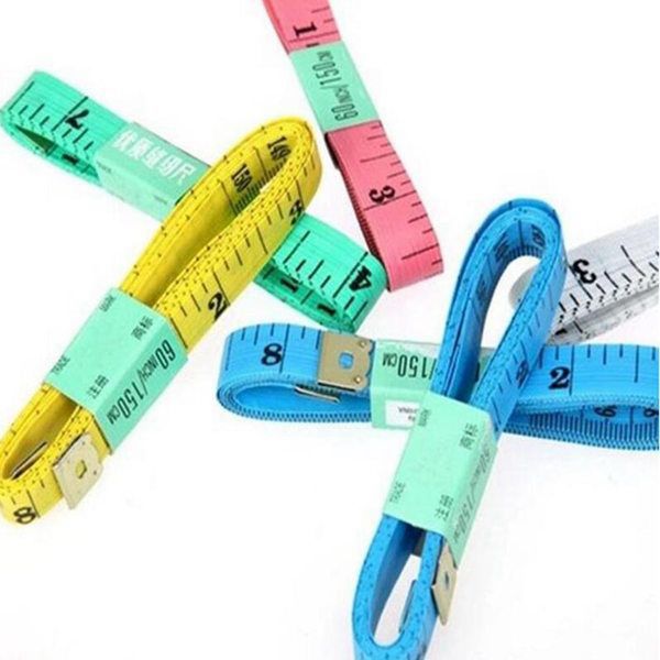 150 cm PVC Materialnähmaschinenkörper Messband Stoffnähen Lineal Schneider von Band Messen Sie 60 Zoll Körperband