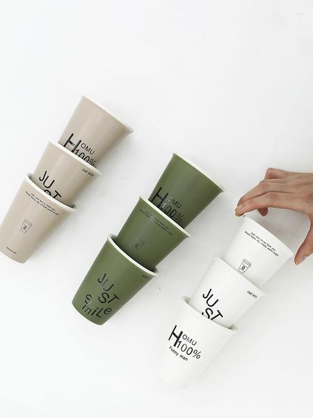 Tassen Sweetgo Keramik Kaffee 200 ml Dekorieren Küchenwaren Anti -Skalding -Ins Stil trinken Milchbecher