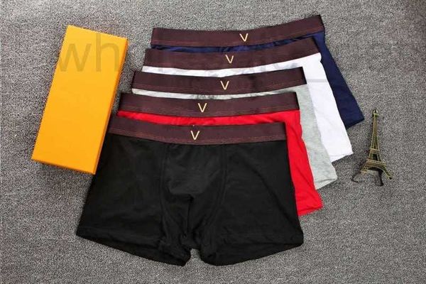 UNDUPTS Designer Marka Mens Boxer kısa seksi iç çamaşırı erkek boksörler pamuklu iç çamaşırları şort 3pieces kutu 3o76