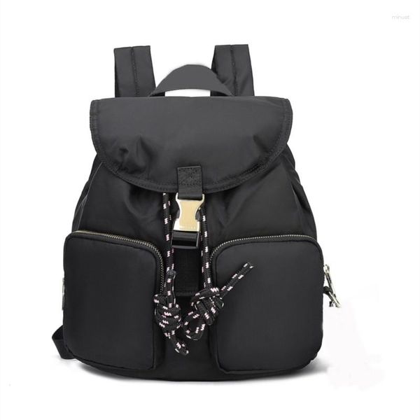 Backpack Fashion Unisex Water of Draw String Luxury Designer Nische Alphabet Einfache Schoolbag Frauen können tragen können
