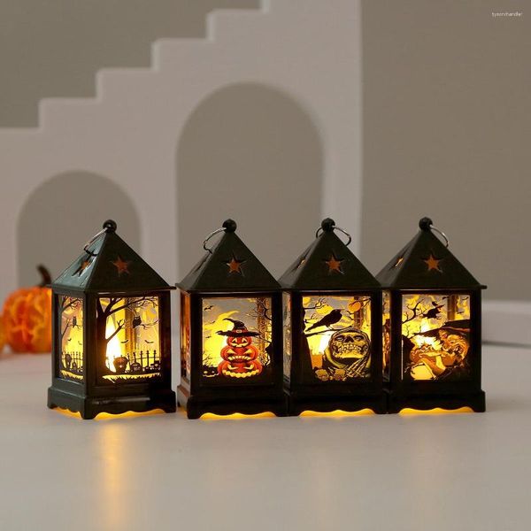 Nachtlichter Halloween Atmosphäre Dekoration Licht kreative LED tragbare Kürbislampe Kindergarten Kinderfestival Geschenk Lantern