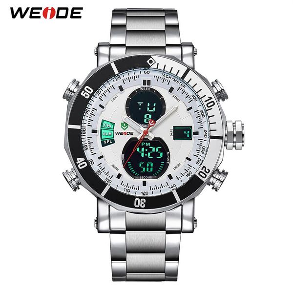 Weide Mens Sports Quartz Movimento Digital Calendário Alarme Cronógrafo Repeator Cronógrafo Relógio Relógio Relogio Masculino288H