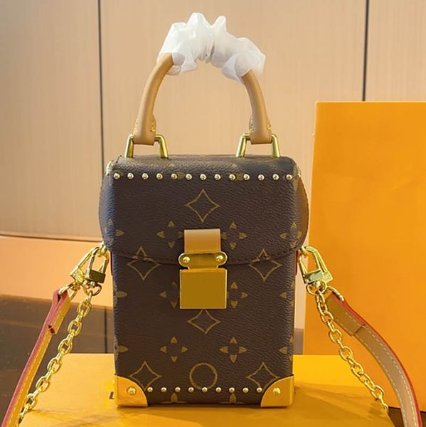 Crossbody Çantalar Tasarımcı Çanta Çanta Vintage Mektup Tote Çanta Lüks Çöp Çöp Desen Mini Tote Çanta Klasik Cüzdanlar 2 Omuz Kayışı Messenger Cep Telefon Çantası