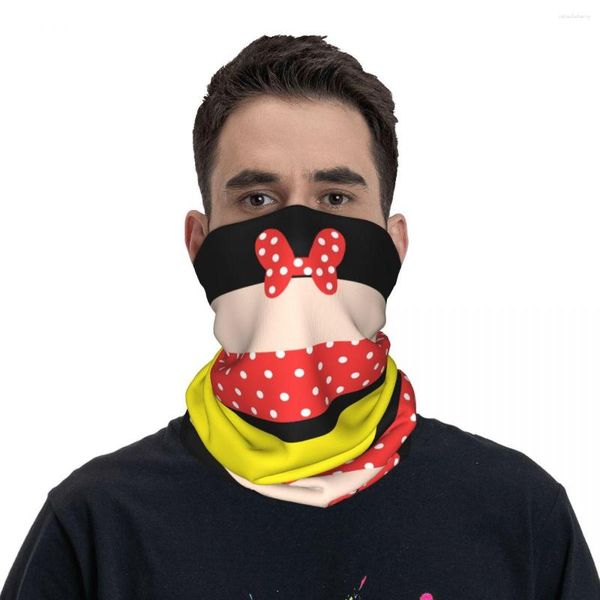 SCARPE 2023 Accessori per bandana del mouse cartone animato Coperta di copertina per la maschera stampata per copricapo multifunzionale per lavabile da trekking