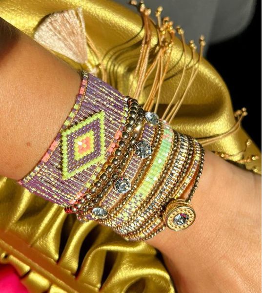 Charme Armbänder hübsch Perlen Vintage handgefertigtes Miyuki gewebtes Armband Set für Frauen mexikanische Freundschaft Pulseras Geschenk 230822