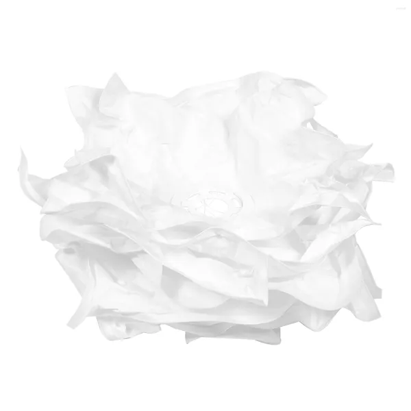 Kolye lambalar abajur asılı hafif dekor bulut kapağı lotus çiçek şık beyaz bulmaca kağıt fener