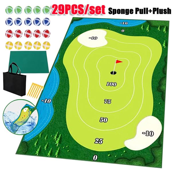 Andere Golfprodukte Mini Casual Game Set Training Matte Verbessert die Fähigkeiten, die Royale -Schlagen für Innengarten im Freien im Freien 230822 treffen. 230822