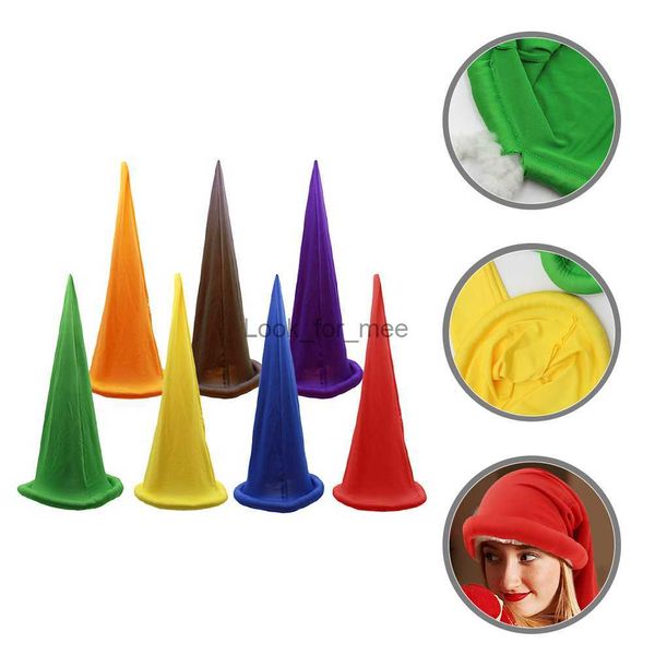 7 pezzi nani in costume a sostegno decorare cappelli cappelli gnome cotone halloween feste decors natalizio cosplay hkd230823