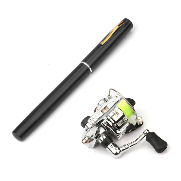 Asta di pesca in barca tasca a canna pieghevole combo minip pole kit telescopico girescoping 230822