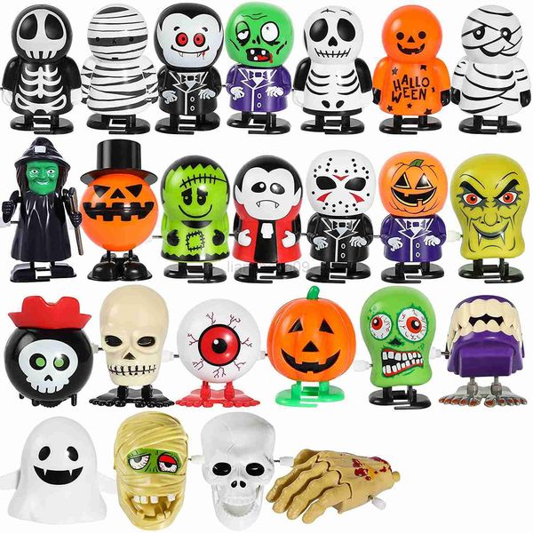 Andere festliche Partyversorgung Halloween Clockwork Puppen Geschenk Wickeln Augen springen Ghost Zähne Hexentrick oder behandeln Party Kinder Geschenk Happy Halloween Day Dekor L0823