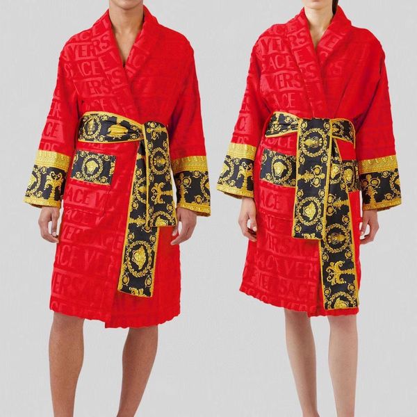 Designer Bath Robe Robe Robe Cardigan Swimwear Menções Menção Printo de capuz Melhor versão