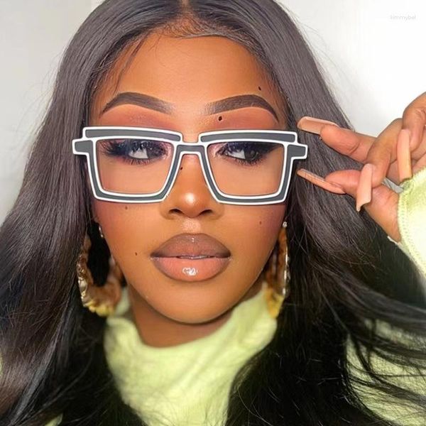 Occhiali da sole cornici di moda colore cartone animato vetri ottici anti-blu ottici da donna con gli occhiali vintage telaio per oculos femminile gafas occhiali