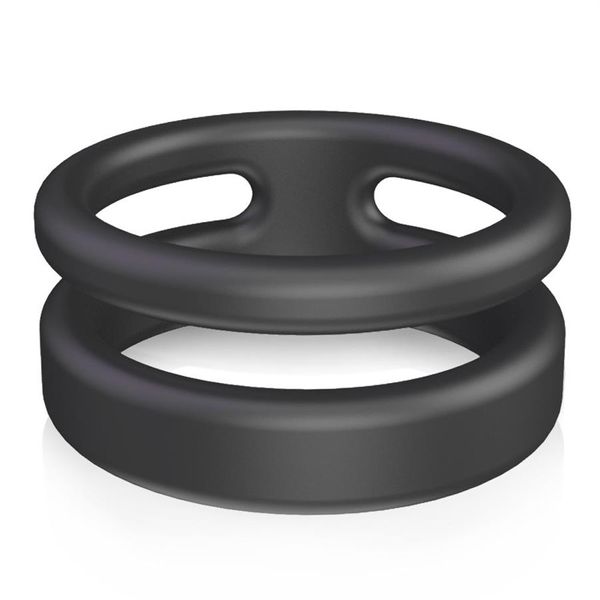 Momens G-Strings Male Silicone Dual Cock Ring Delay