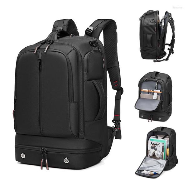 Rucksack Herren 16-Zoll-Laptop Multifunktionsgeschäfts Notizbuch Sport Travel Rucksack School Bag Pack für männliche Frau