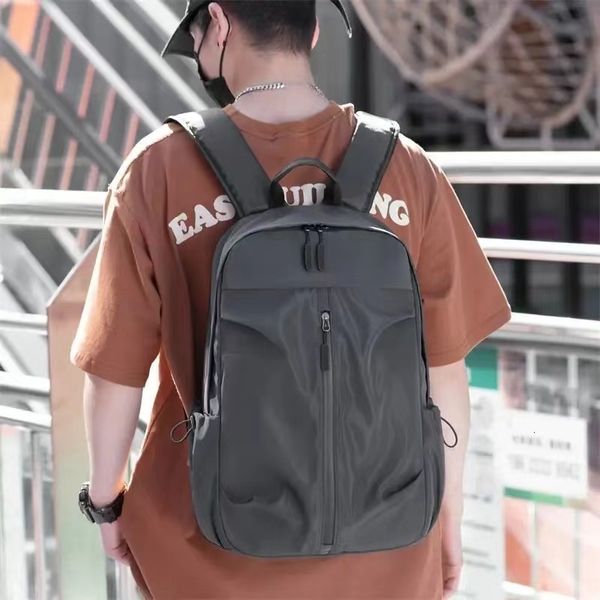 Школьные сумки многофункциональный USB -зарядный компьютерный рюкзак Men Men College Fashion рюкзаки водонепроницаемые 156 -дюймовые сумки для ноутбука 230823