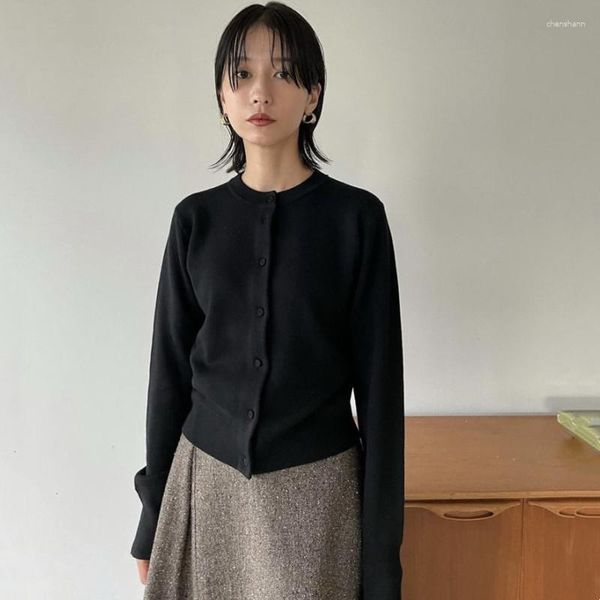 Kadın Sweaters Hırka Kadınlar Kalın Sıcak Japon Süvarisi Sonbahar ve Kış Slim-Fit