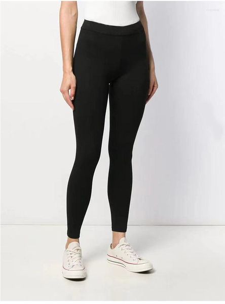 Frauenhose Frühling Sommer hohe twaist elastische, enge Hüftleben-Yoga-Abschleife Leggings Frauen