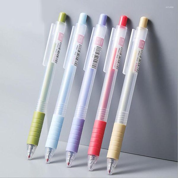 3pcs/lotto semplice gel penna nera 0,5 mm kawaii materiale escolare caneta office fornitura scolastica di cancelleria papeleria oficina g059