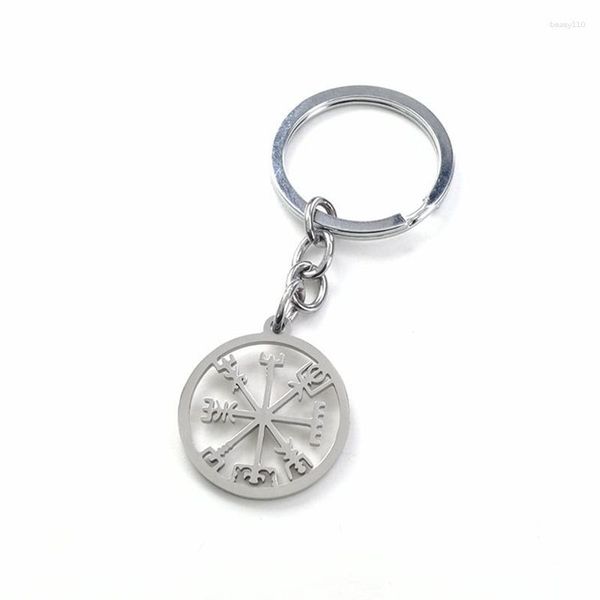 Chaços que vendem Titanium Steel Compass Guide Personalidade Punk Punk Retro Men's Stainless