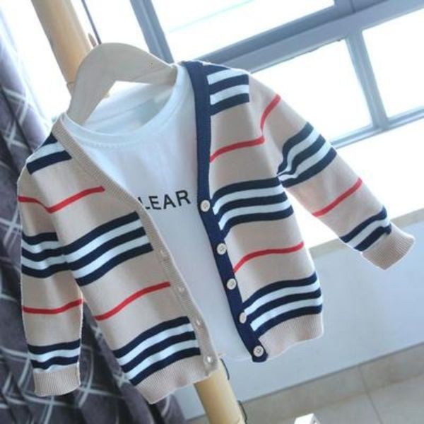 Pullover Europeu e American Autumn Clothing Men Men's Children's Cardigan Baby Spring Sweater Top Co 230823