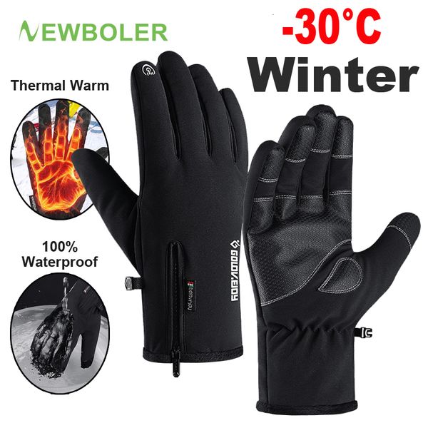 Five dita guanti Buller ciclistica inverno inverno finger impermeabile sci.