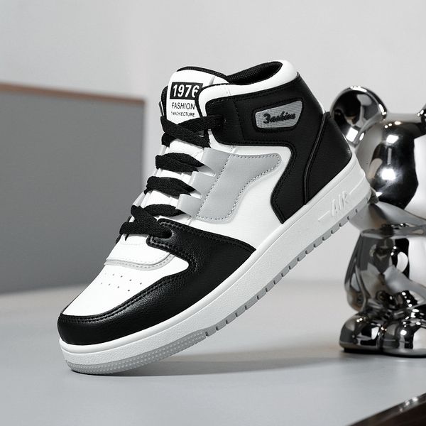 Sneakers Kid Casual Schuh Unisex Marke Fashion Kinder Mädchen Girls Sneaker High Top Leder Jungen Freizeitschuhe Teenager -Trainer 230823