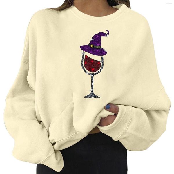 Maglioni femminili Halloween per la stampa personalizzata maglione di moda sciolte con cappuccio da donna con cappuccio da donna lepard zip up giacca