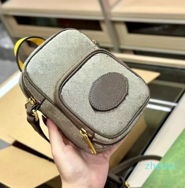 Yeni Vintage Tiger Head Kamera Omuz Messenger Çantalar Tasarımcı Çanta ile Kayış Çantası Güzel Çantalar Yüksek Kaliteli Lüks Mini Çantalar