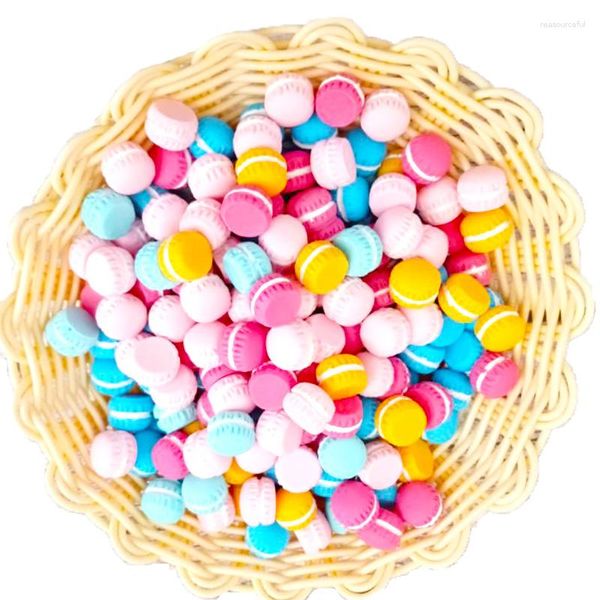 Dekorative Blumen 5pcs Simulation Biscuit Dessert Mini Candy Mobile Shell DIY Materialdekoration Requisiten Lebensmittel Lebensmittel